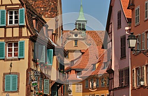 France, picturesque city of Colmar in Haut Rhin