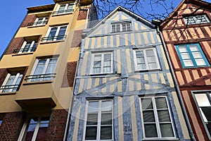 France; the picturesque city of Rouen in Seine Maritime