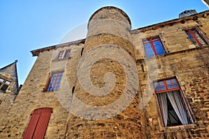 France, picturesque city of Sarlat la Caneda in Dordogne