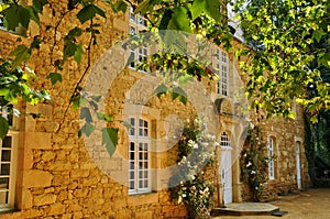 France, picturesque Jardins du Manoir d Eyrignac in Dordogne