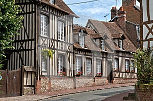 France, picturesque village of Lyons la Foret photo