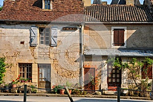 France, picturesque village of Saint Leon sur Vezere photo