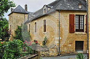 France, picturesque village of Salignac photo