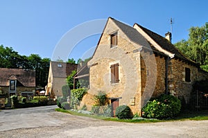 France, picturesque village of Salignac photo