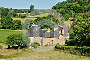 France, picturesque village of Salignac photo