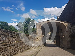 France Portal in the Pamplona Walls. In the Xacobeo Way. Spain photo