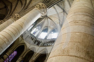 France Rouen Pillars and Ceiling at Rouen Cathedral  847472