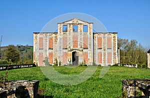 France, ruin of Thury Harcourt castle