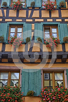 France, small village of Riquewihr in Alsace