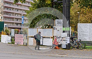 France, Strasbourg - 29 October 2015:People protists