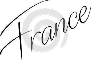 France text sign illustration photo