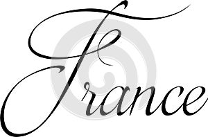 France text sign illustration photo