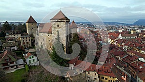 France travel and landmarks. Romantic beautiful old town of Annecy