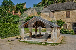 France, village of Salignac in Dordogne photo