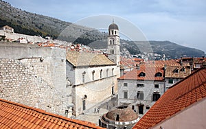 Franciscan Church and Big Onofrio fountain, Dubrovnik