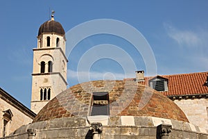 Franciscan monastery bell tower. Dubrovnik. Croatia