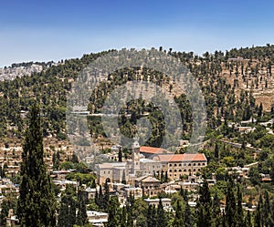 Franciscan Monastery of St. John the Baptist. Jerusalem Ein Karem.