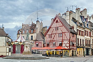 Francois Rude square, Dijon, France