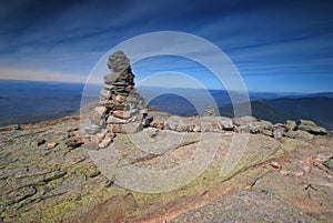 Franconia Ridge in the White Mountains in New Hampshire