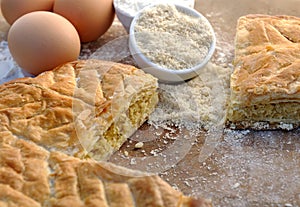 Frangipane cake and almond