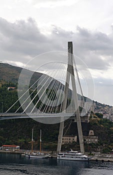Franjo-Tudman bridge in Dubrovnik