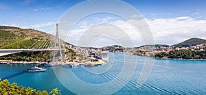 Franjo Tudman bridge in Dubrovnik, Croatia