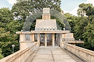 Frank Lloyd Wright`s Yodoko Guest House in Ashiya, Japan