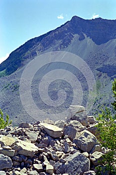 Frank Slide Disaster Alberta Canada photo