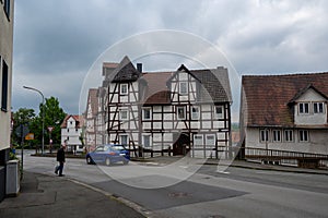 Frankenberg an der Eder, Hesse, Germany - Old town scene