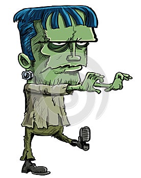 Frankenstein monster cartoon