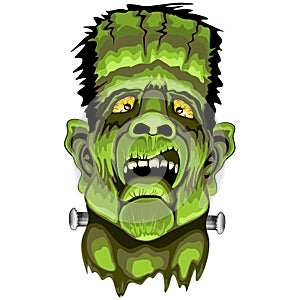 Frankenstein Zombie Horror Face