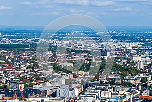 Frankfurt from above, Germany