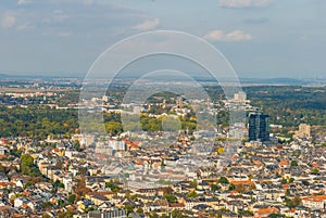 Frankfurt from above, Germany