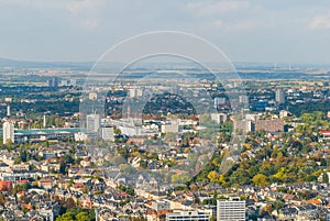 Frankfurt from above, Germany