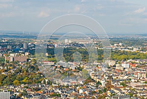 Frankfurt from above, Germany