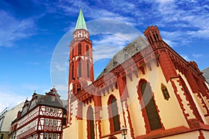 Frankfurt Alte Nikolaikirche church in Romerberg sq photo