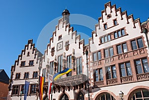 The Frankfurt City Hall on a sunny day