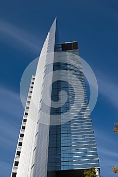 Frankfurt futuristic office tower