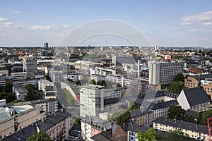 Frankfurt germany from above