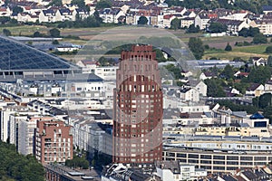 Frankfurt germany from above