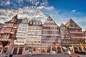 Frankfurt Germany, at Romer Town Square photo