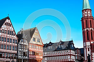 Frankfurt Germany, Historic Romerberg Square