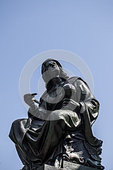 The Frankfurt Johannes Gutenberg Statue