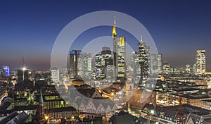 Frankfurt am Main city skyline