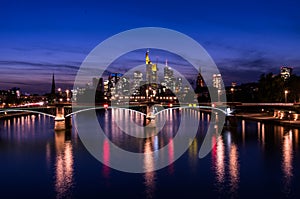 Frankfurt am Main city skyline