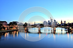 Frankfurt am Main Downtown Cityscape