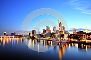 Frankfurt am Main Downtown Cityscape