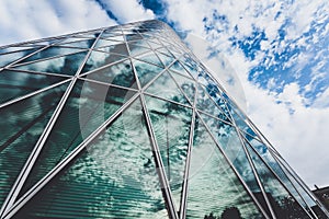 FRANKFURT AM MAIN, GERMANY - June 4, 2021: Westhafen Tower in Frankfurt