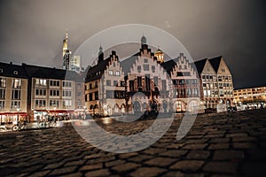 Frankfurt am Main Germany. The old city of Frankfurt is located near the Main river.