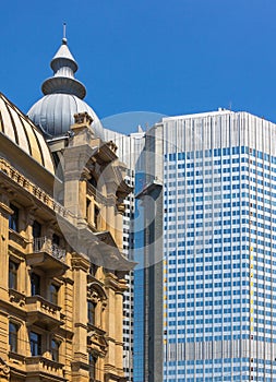 Frankfurt am Main Germany-old and new- contrast buildings